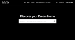 Desktop Screenshot of decorealty.com